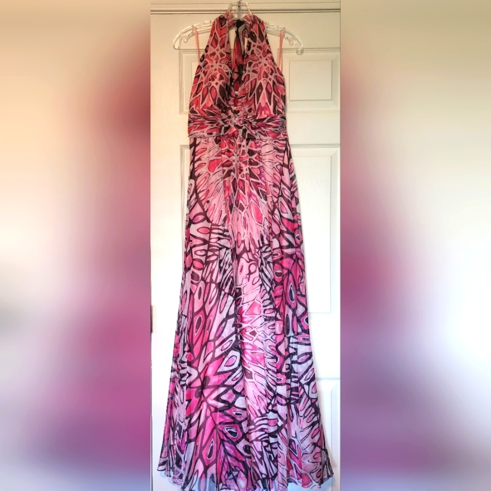 Long halter dress